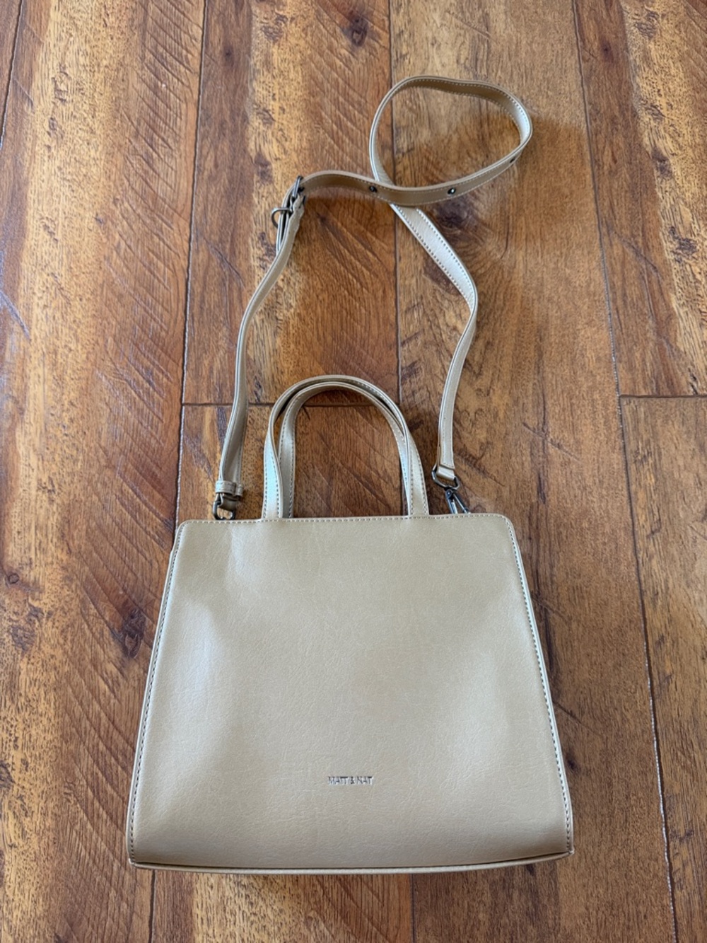 Matt & Nat Noemi Handbag Satchel Beige